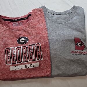 Georgia Bulldogs Kids T-Shirt Set - Red and Gray